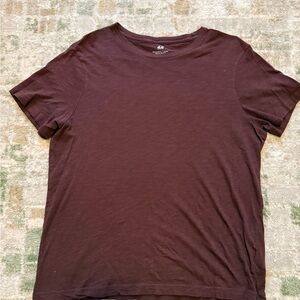 H&M Men's Dark Brown Short Sleeve Tee